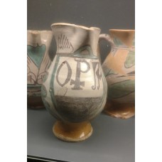 Materials from a well, ceramic vase, staurogram